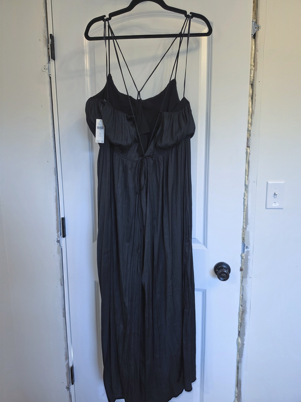 Anthropologie Black Strappy Maxi Dress - Picture 4 of 7